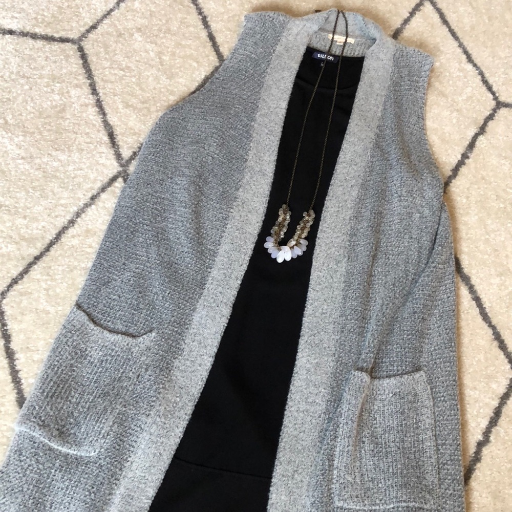 Mystree Silver Fox Sweater Vest - Picture 6 of 8